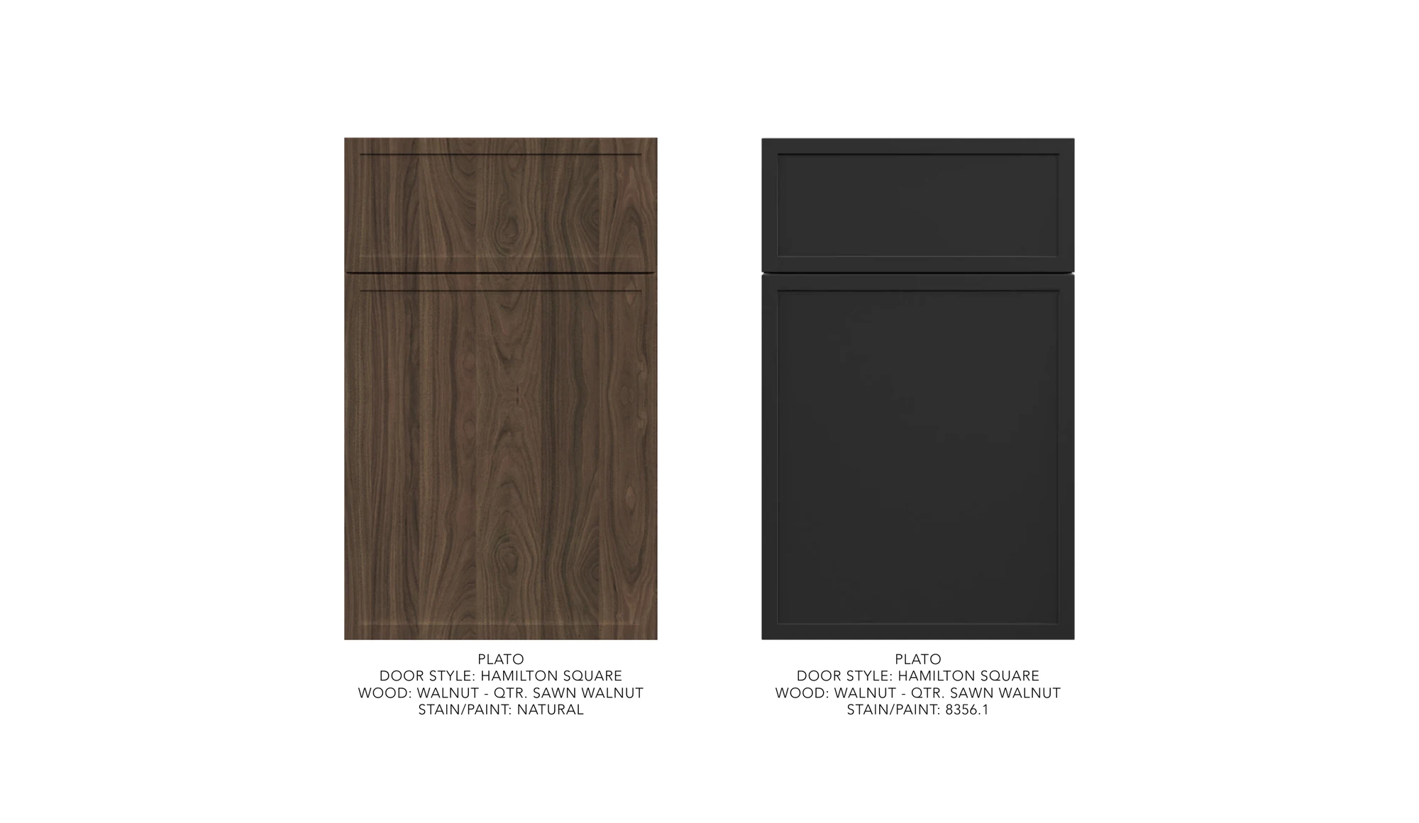 Project material selections